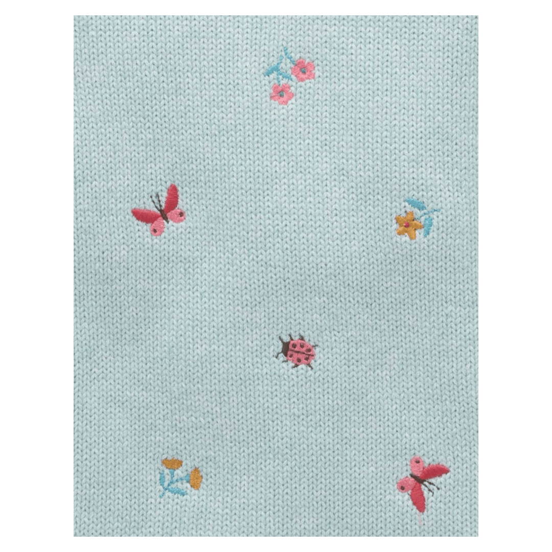Pure Baby Embroidered Jumper - Ladybird Broderie
