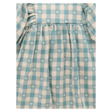 Pure Baby Gathered Dress - Floral Gingham