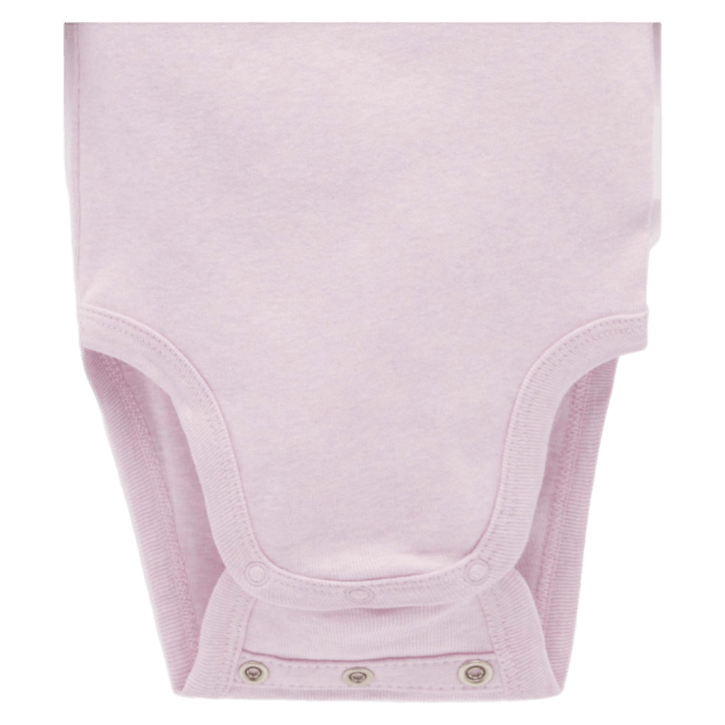 Pure Baby Newborn to 1 Year 2 Pack Bodysuit - Primrose