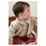 Pure Baby Newborn to 1 Year Long Sleeve Bodysuit with Collar - Wild Flower