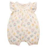 Pure Baby Newborn to 1 Year NB Shirred Romper - Posy