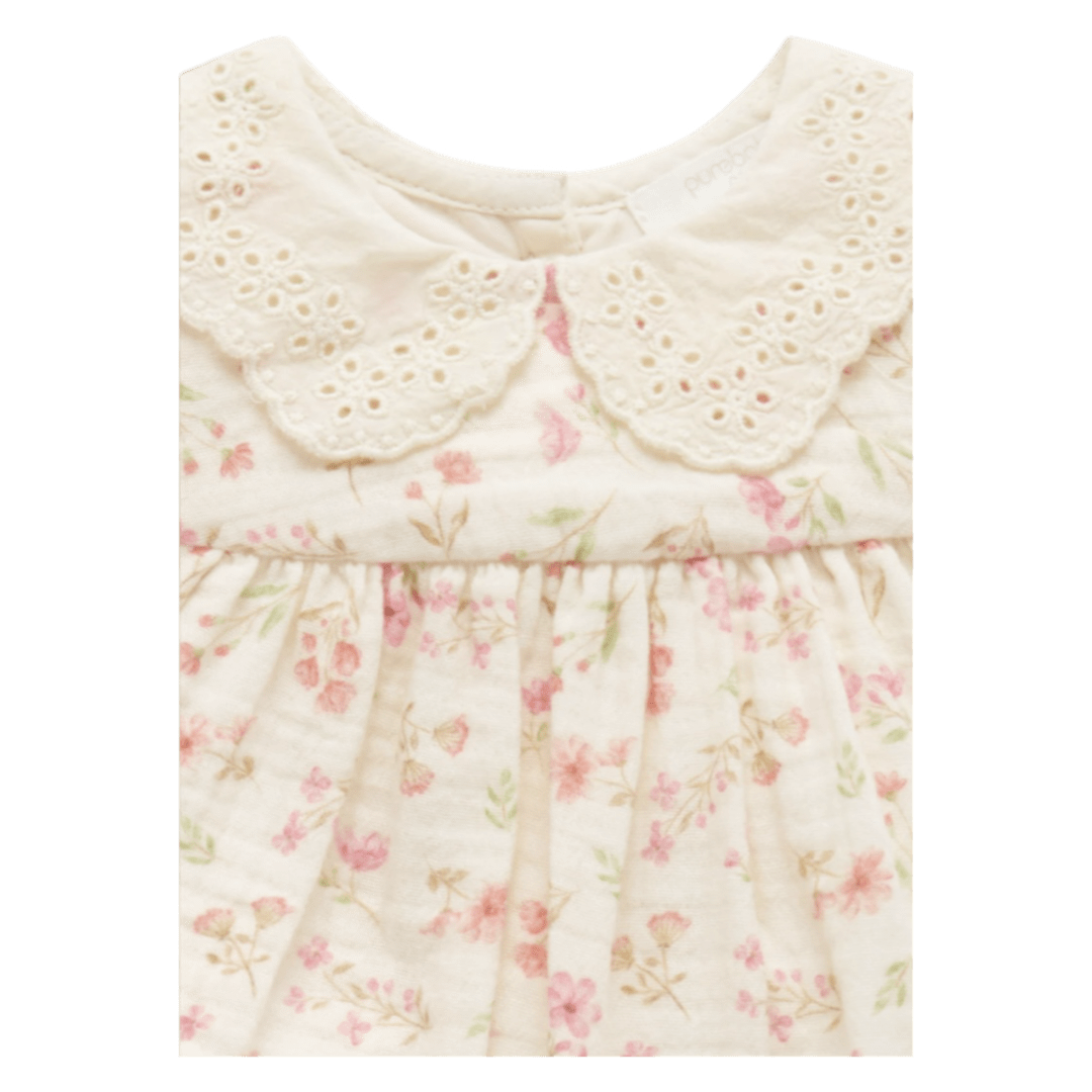 Pure Baby Newborn to 2 Years Seaside Romper - Seaside Floral