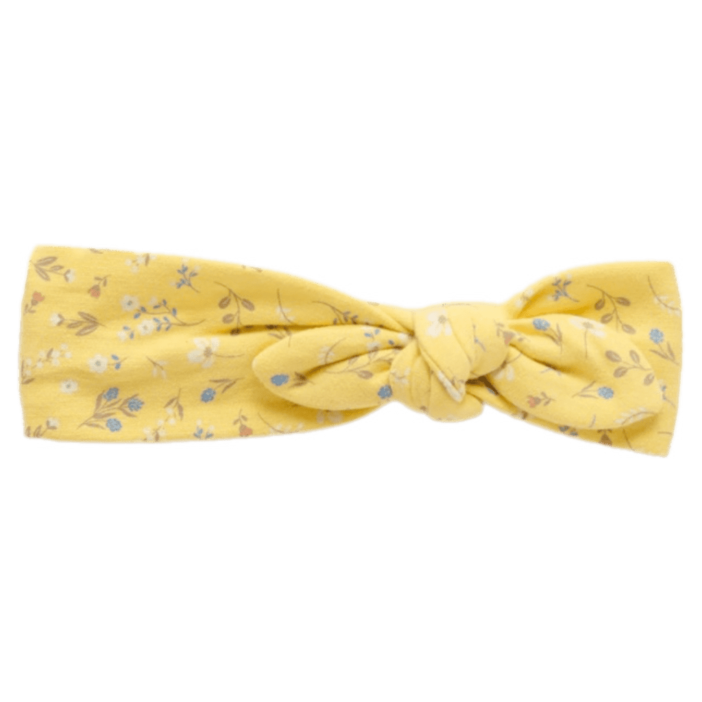 Pure Baby XS/SM to SM/MD XS/SM Sunshine Knot Headband - Sunshine Floral