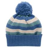 Pure Baby XSmall/Small to Medium/Large XS/SM Striped Beanie - Duck Egg Stripe