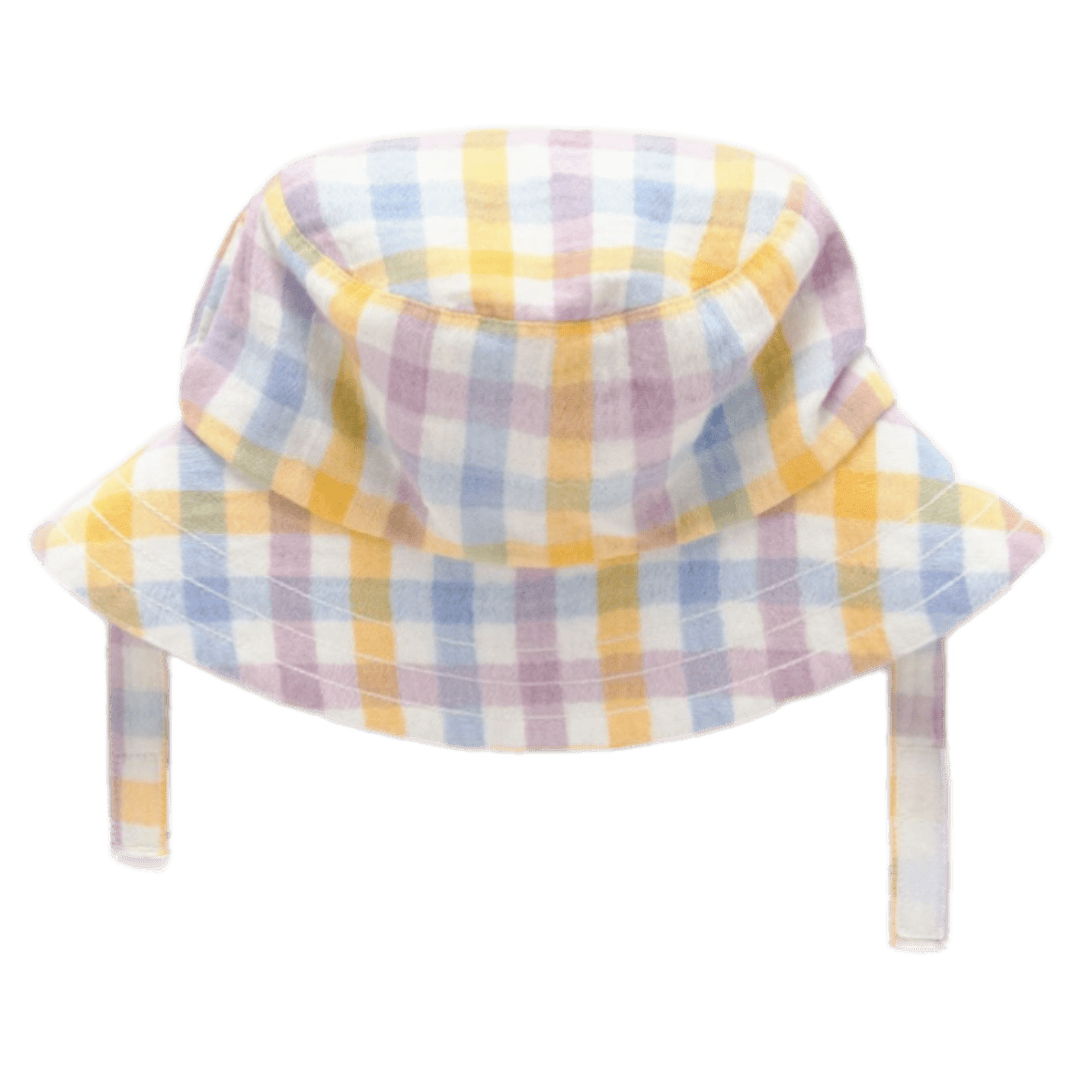 Pure Baby XSmall to Large Floral Reversible Bucket Hat - Sofia