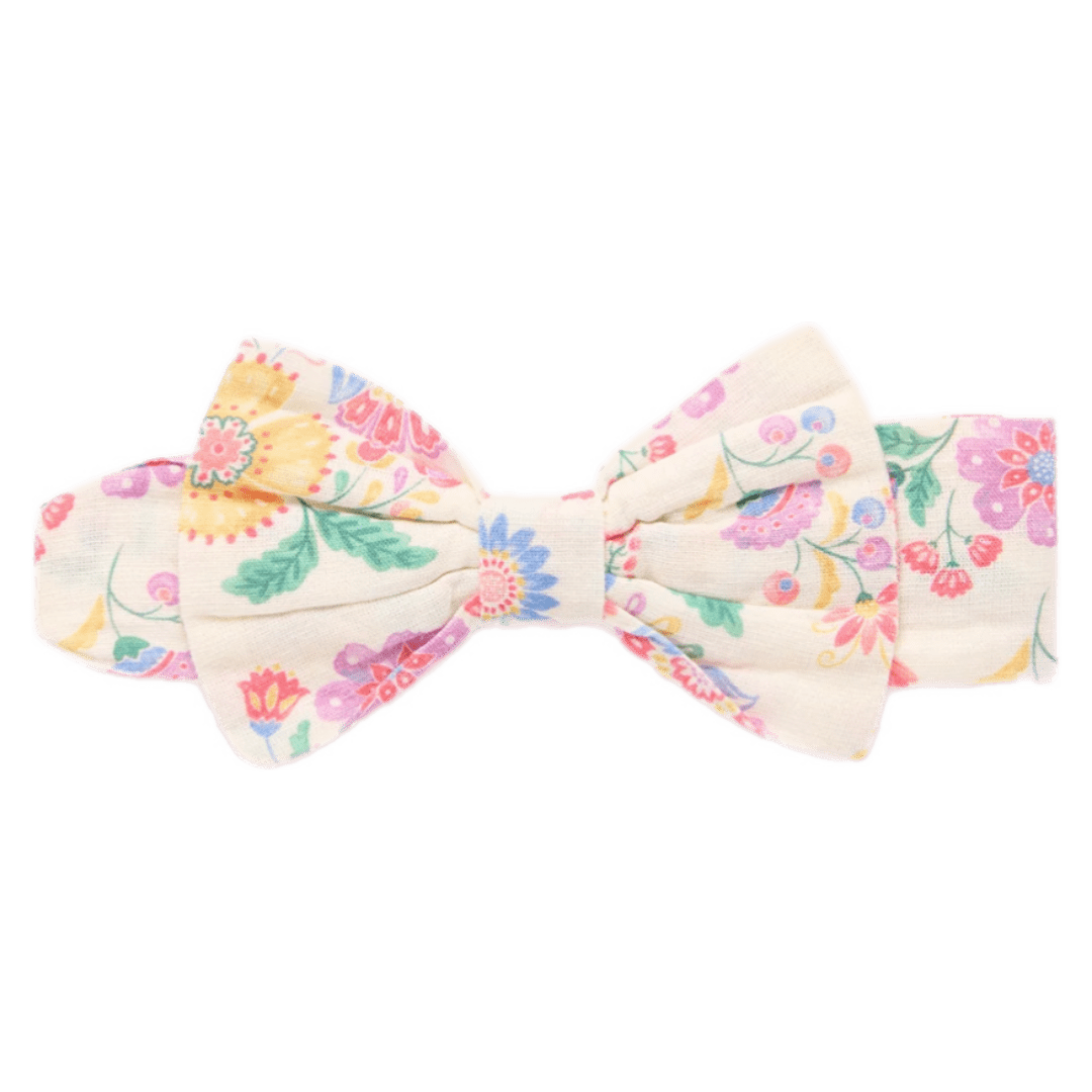 Pure Baby XXS/XS to MD/LG Bow Headband - Mexican Floral