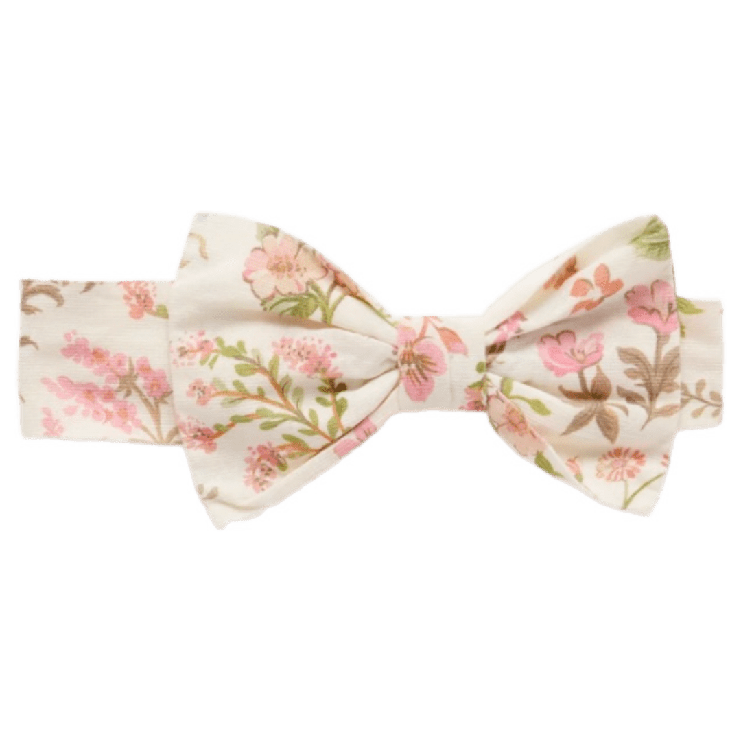 Pure Baby XXS/XS to MD/LG XXS/XS Bow Headband - Dune Flowers