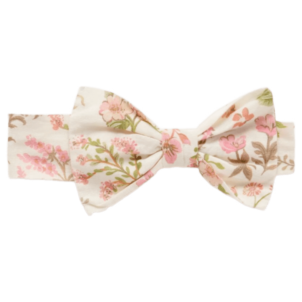 Pure Baby XXS/XS to MD/LG XXS/XS Bow Headband - Dune Flowers