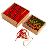QToys 3 Plus Froebel Peg & Lacing Board