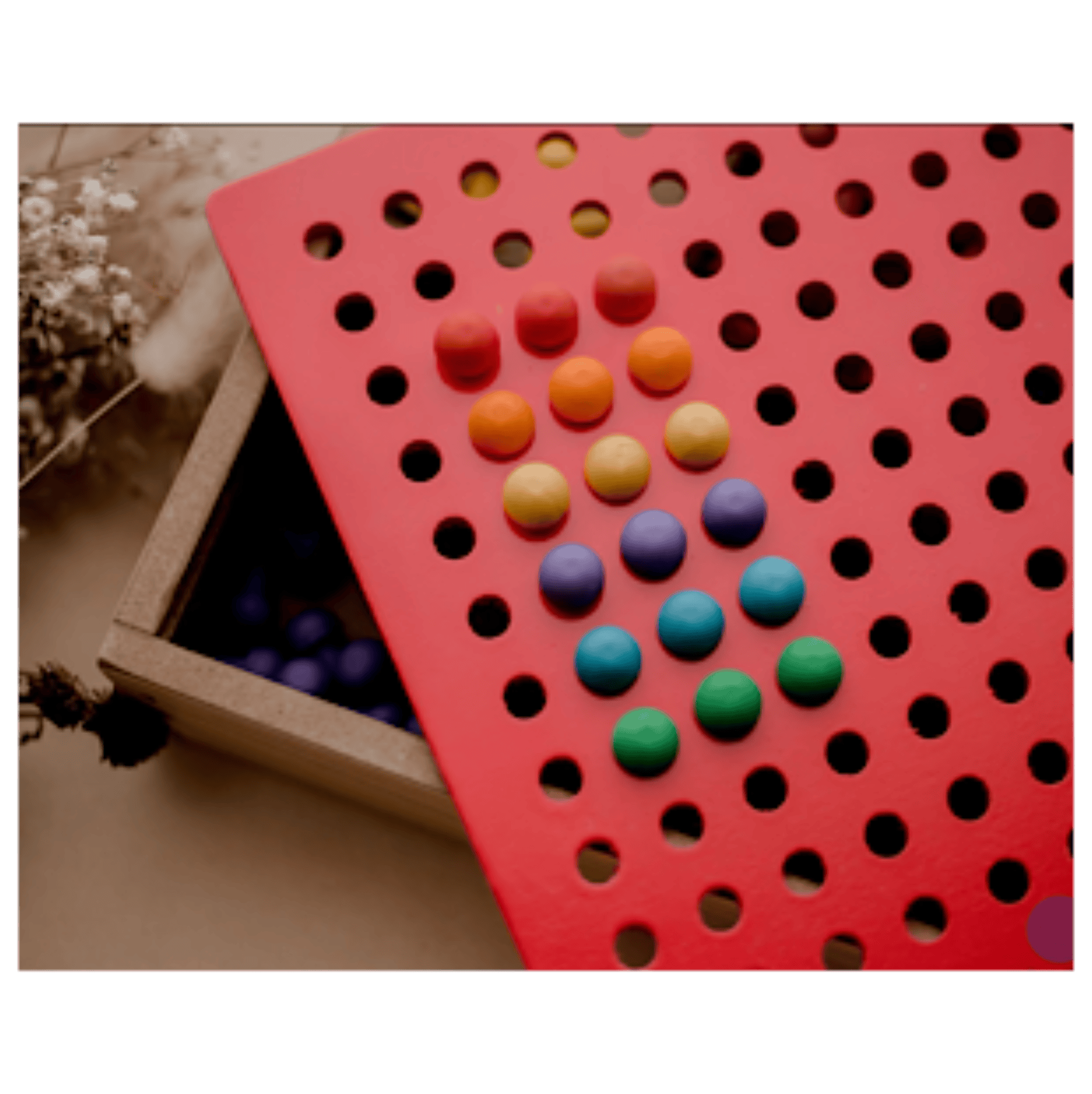 QToys 3 Plus Froebel Peg & Lacing Board