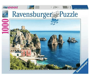 Ravensburger 10 Plus 1000 Pc Puzzle - Sea Stacks at Scopello, Sicily