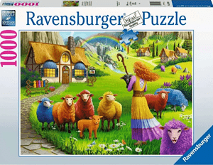 Ravensburger 10 Plus 1000 Pc Puzzle - The Happy Sheep Yarn Shop