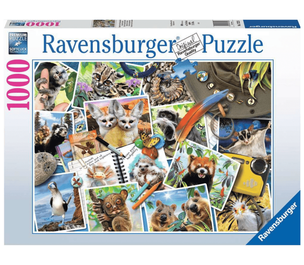 Ravensburger 12 Plus 1000 Pc Puzzle - A Traveller's Animal Journal