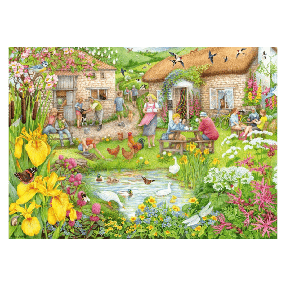Ravensburger 12 Plus 1000 Pc Puzzle - Cosy Cafe, Farm Cafe