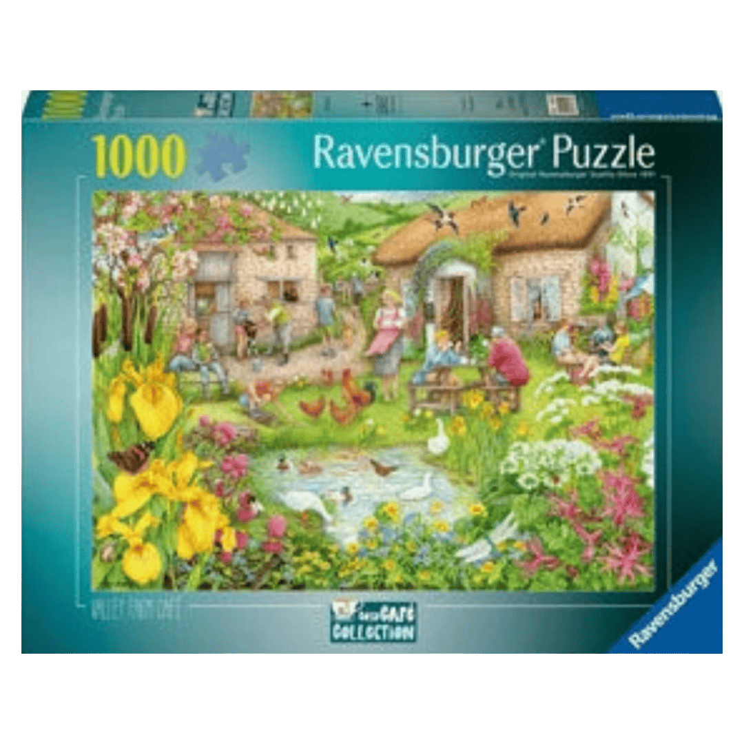 Ravensburger 12 Plus 1000 Pc Puzzle - Cosy Cafe, Farm Cafe