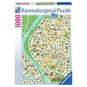 Ravensburger 12 Plus 1000 Pc Puzzle - Map of Seville