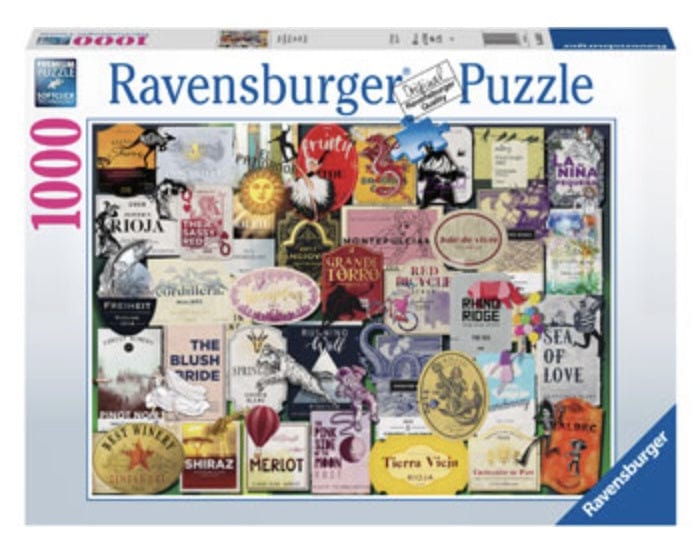 Ravensburger 12 Plus 1000 Pc Puzzle - Wine Labels