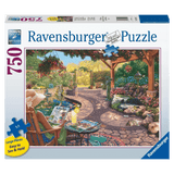 Ravensburger 12 Plus 750 Pc Large Format Puzzle - Cosy Backyard Bliss