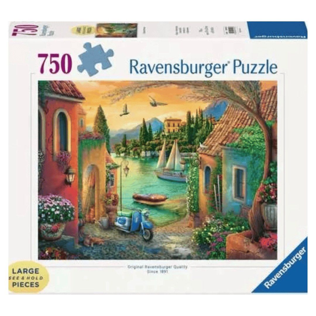 Ravensburger 12 Plus 750 Pc Large Format Puzzle - European Villa Views