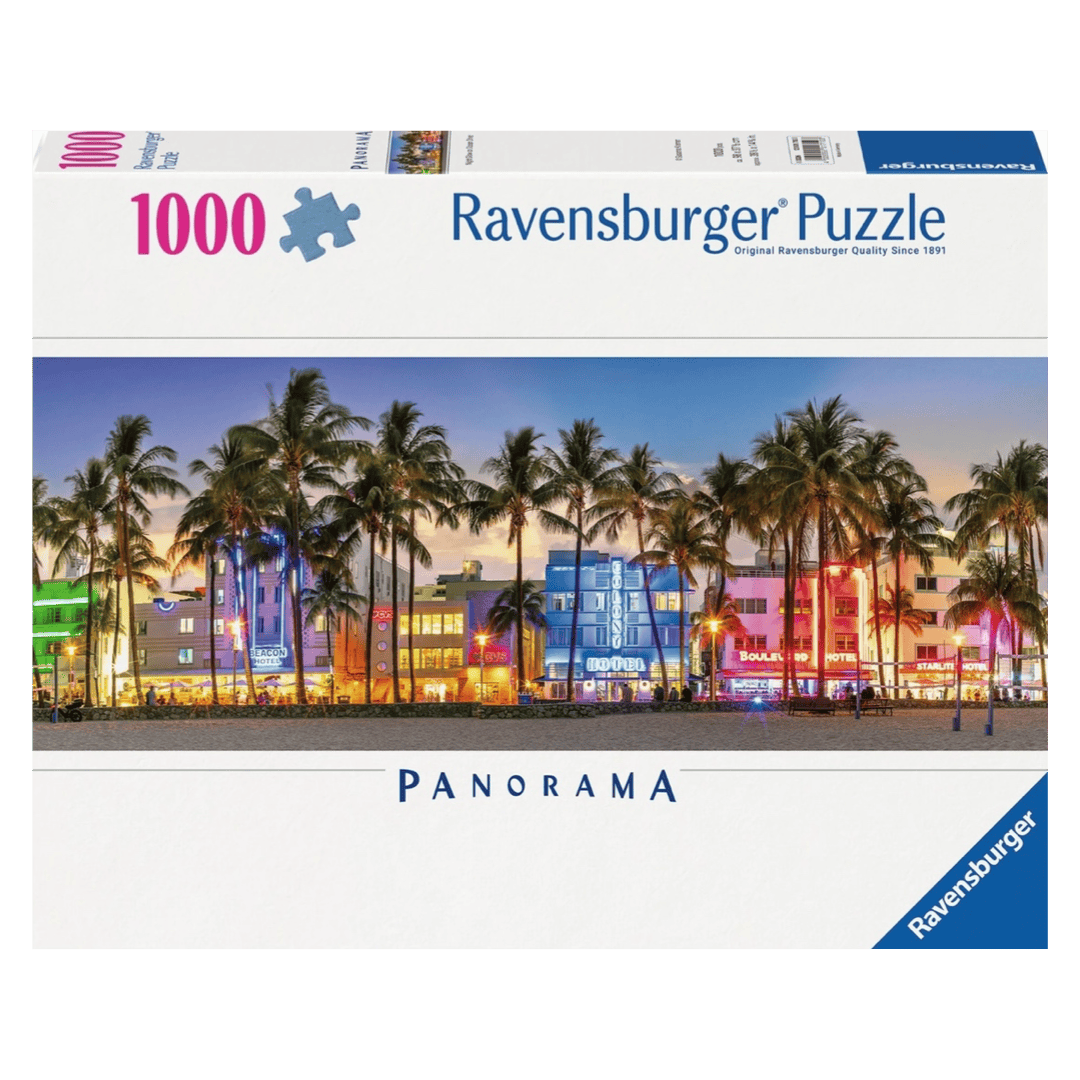 Ravensburger 14 Plus 1000 Pc Puzzle - Night Glow on Ocean Drive