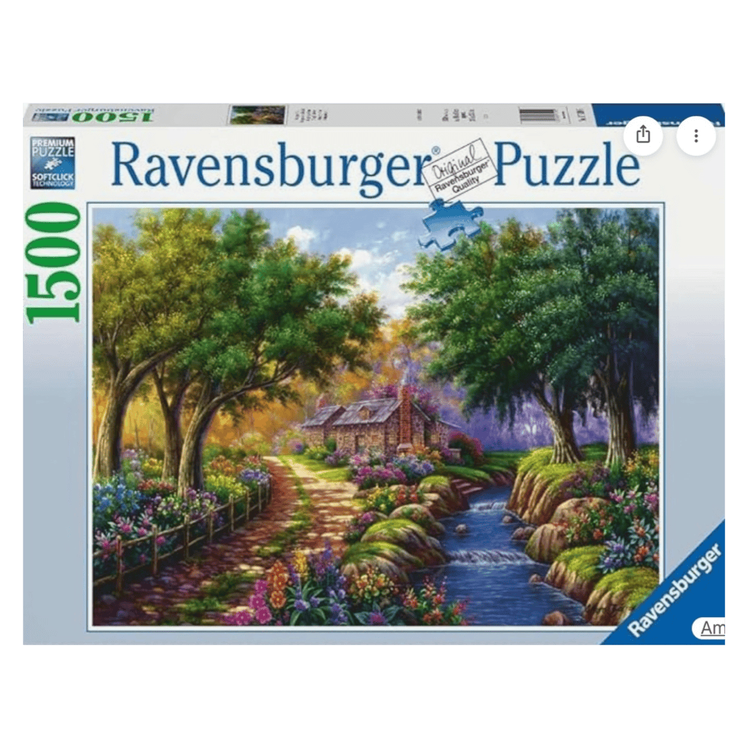 Ravensburger 14 Plus 1500 Pc Puzzle - Cottage by the River