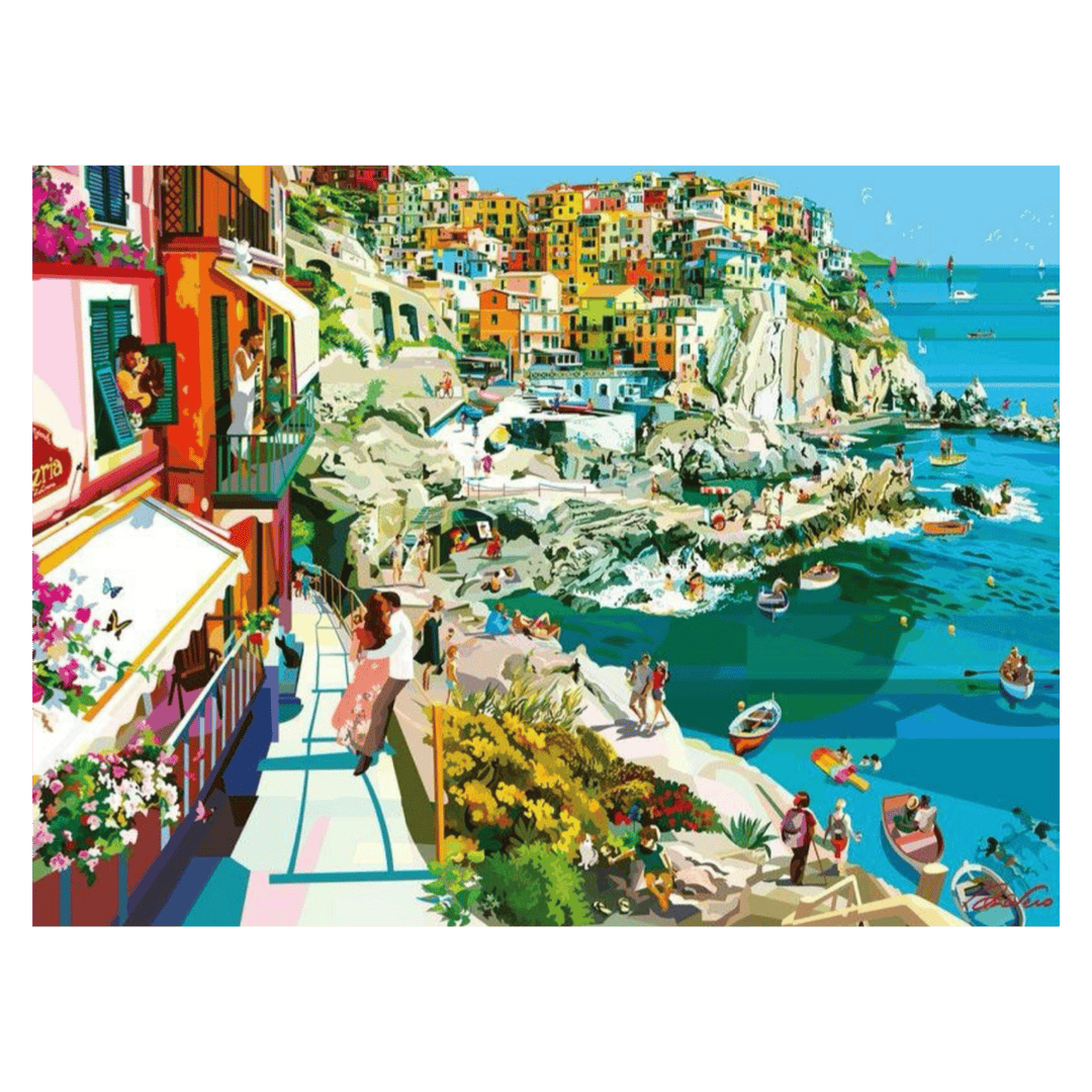Ravensburger 14 Plus 1500 Pc Puzzle - Romance in  Cinque Terre