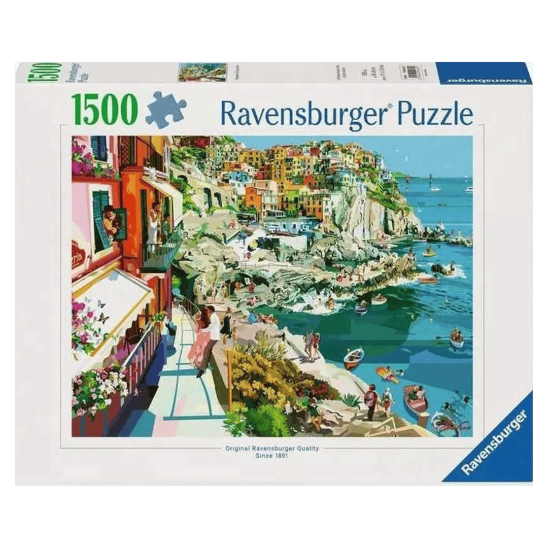 Ravensburger 14 Plus 1500 Pc Puzzle - Romance in  Cinque Terre