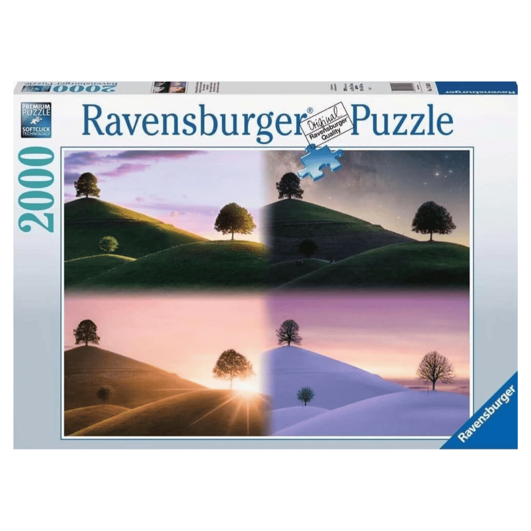Ravensburger 14 Plus 2000 Pc Puzzle - Atmospheric Trees and Mountains