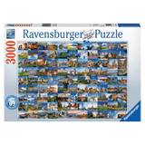 Ravensburger 14 Plus 3000 Pc Puzzle - 99 Beautiful Places in Europe