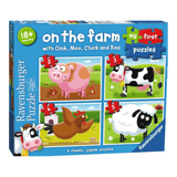 Ravensburger 18 Mths Plus 2,3,4,5 Pc My First Puzzle  - Farm
