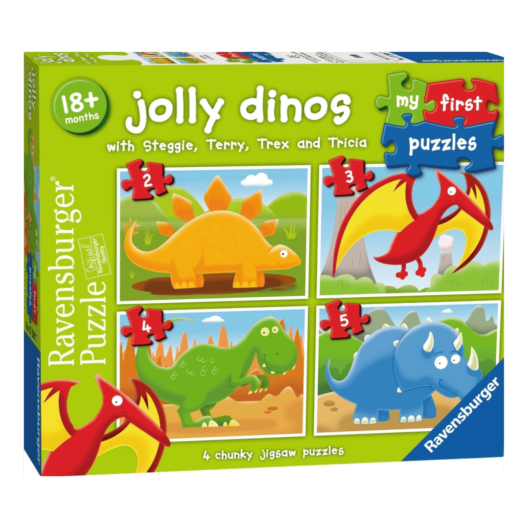 Ravensburger 18 Mths Plus 2,3,4,5 Pc My First Puzzle - Jolly Dinos
