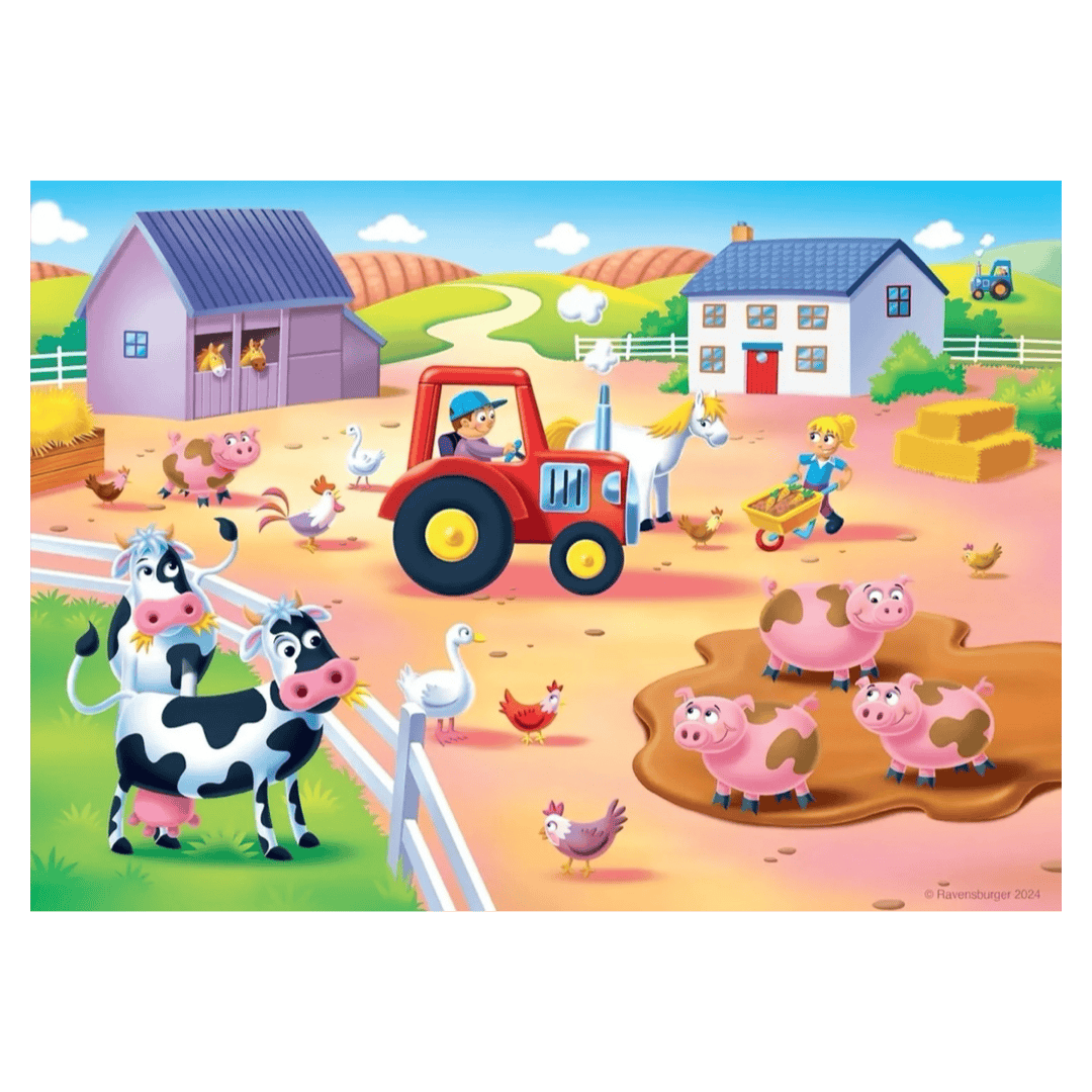 Ravensburger 2 Plus 6,8,10,12 Pc Puzzle - How Many Can You Count?