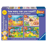 Ravensburger 2 Plus 6,8,10,12 Pc Puzzle - How Many Can You Count?