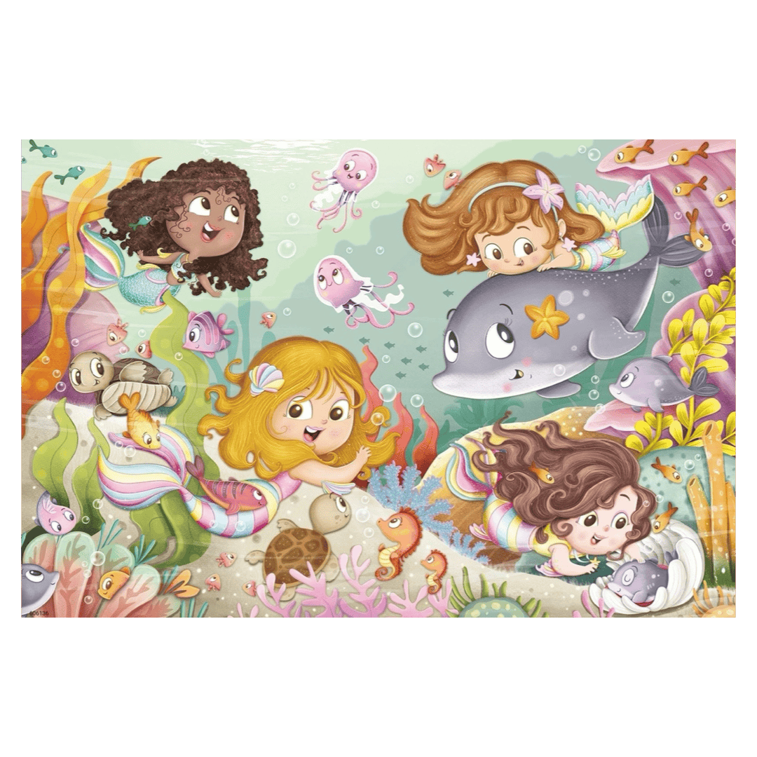 Ravensburger 3 Plus 2 x 12 Pc Puzzle - Fairies and Mermaids