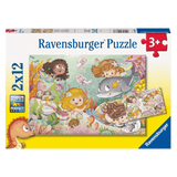 Ravensburger 3 Plus 2 x 12 Pc Puzzle - Fairies and Mermaids
