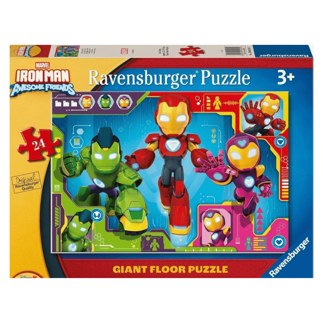 Ravensburger 3 Plus 24 Pc Floor Puzzle - Iron Man & Friends