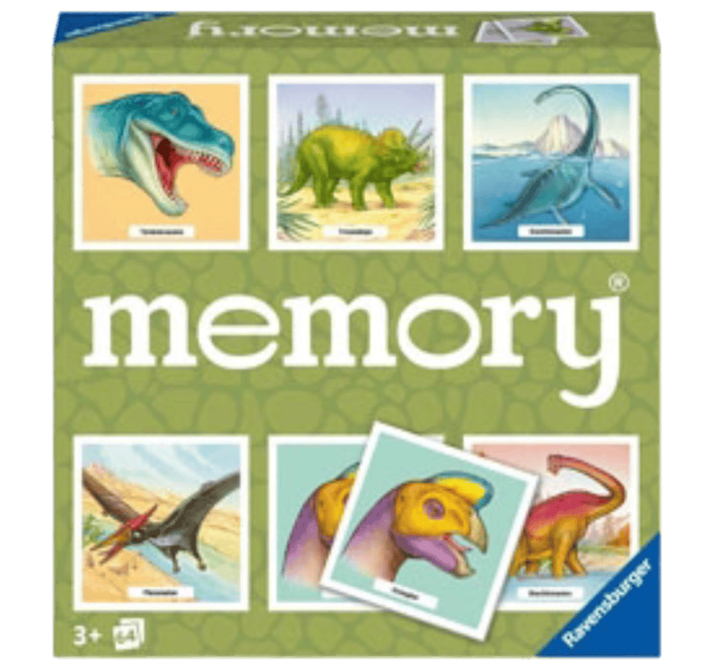 Ravensburger 3 Plus Memory Game - Dinosaur