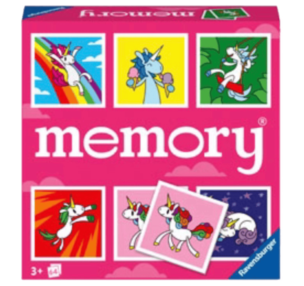 Ravensburger 3 Plus Memory Game - Unicorns