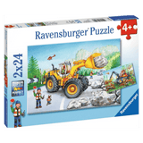 Ravensburger 4 Plus 2 x 24 Pc Puzzle - Diggers at Work