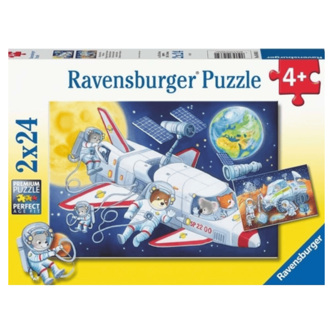 Ravensburger 4 Plus 2 x 24 Pc Puzzle - Journey Through Outer Space