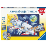 Ravensburger 4 Plus 2 x 24 Pc Puzzle - Journey Through Outer Space