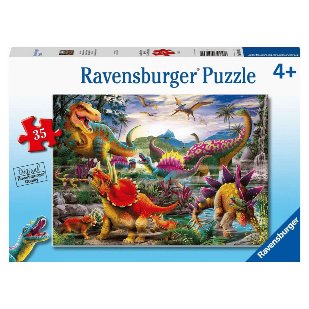 Ravensburger 4 Plus 35 Pc Puzzle - T-Rex Terror