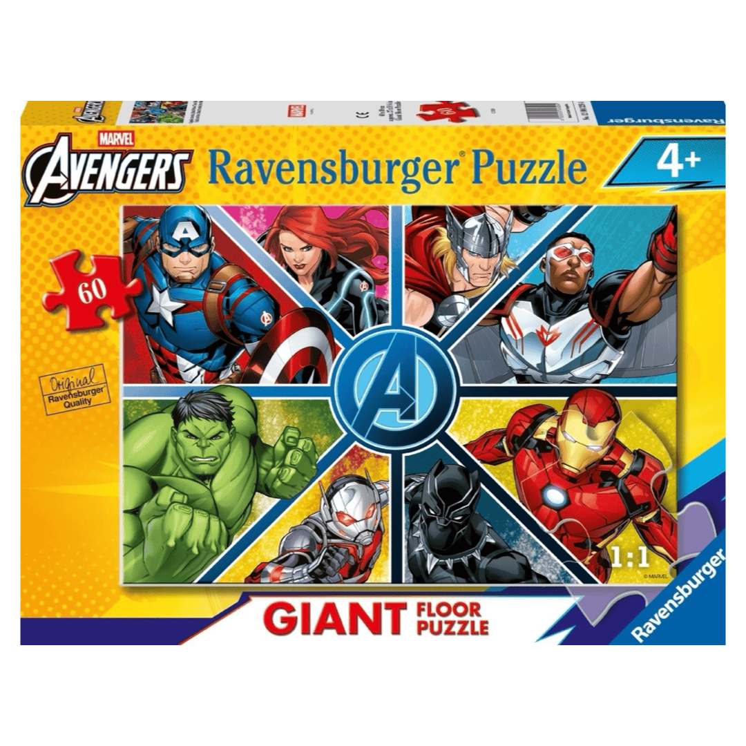 Ravensburger 4 Plus 60 Pc Giant Floor Puzzle - Avengers