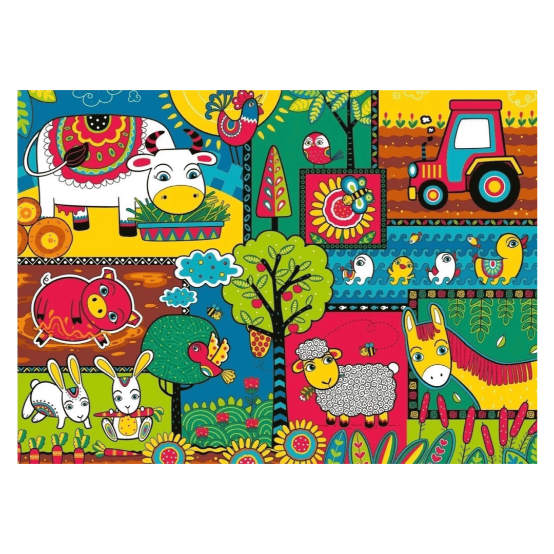 Ravensburger 4 Plus 60 Pc Puzzle - A Day at the Farm