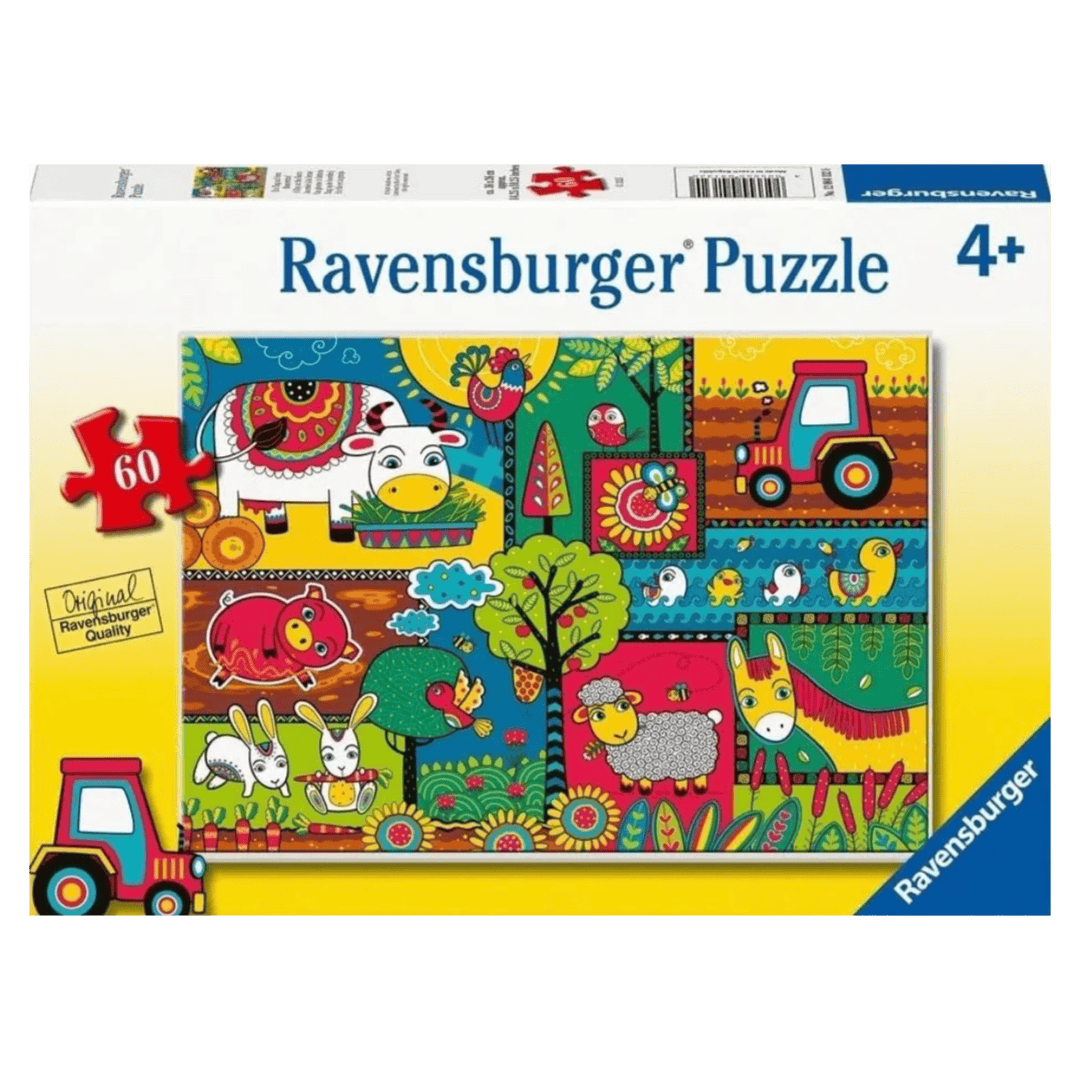 Ravensburger 4 Plus 60 Pc Puzzle - A Day at the Farm