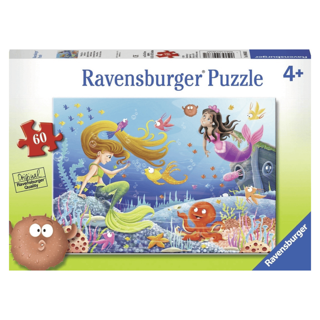 Ravensburger 4 Plus 60 Pc Puzzle - Mermaid Tales