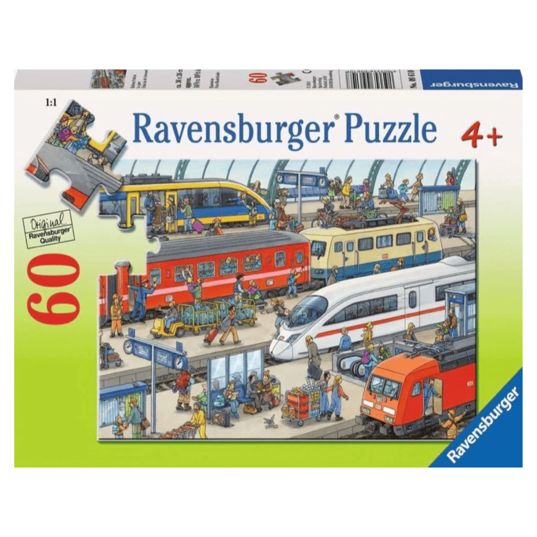 Ravensburger 4 Plus 60 Pc Puzzle - Railway Station