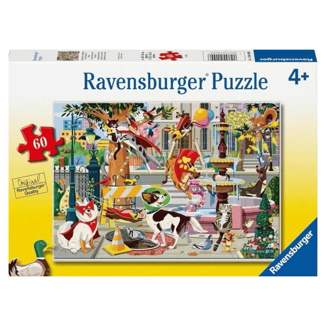 Ravensburger 4 Plus 60 Pc Puzzle - Super Dogs to the Rescue