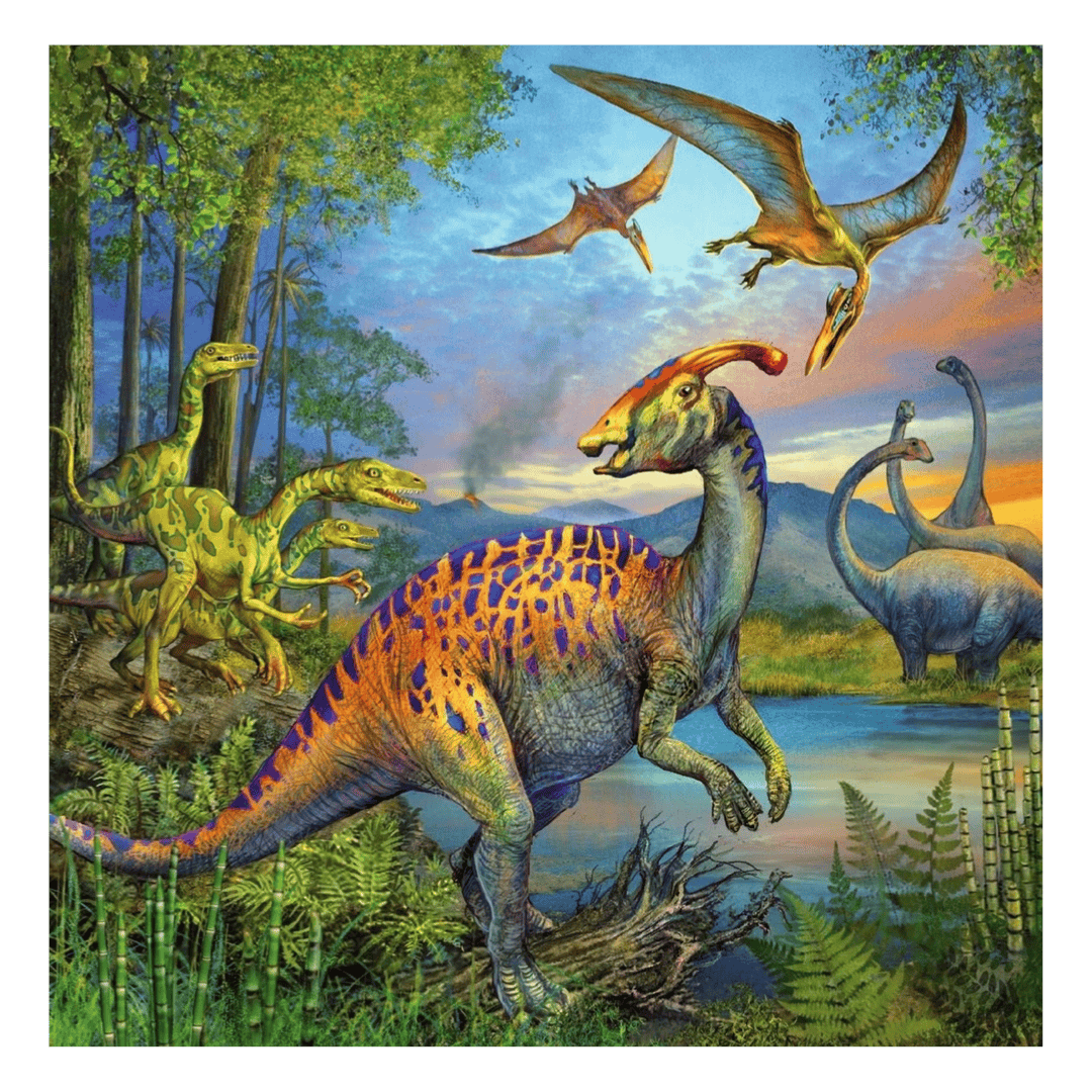 Ravensburger 5 Plus 3 x 49 Pc Puzzle - Dinosaur Fascination