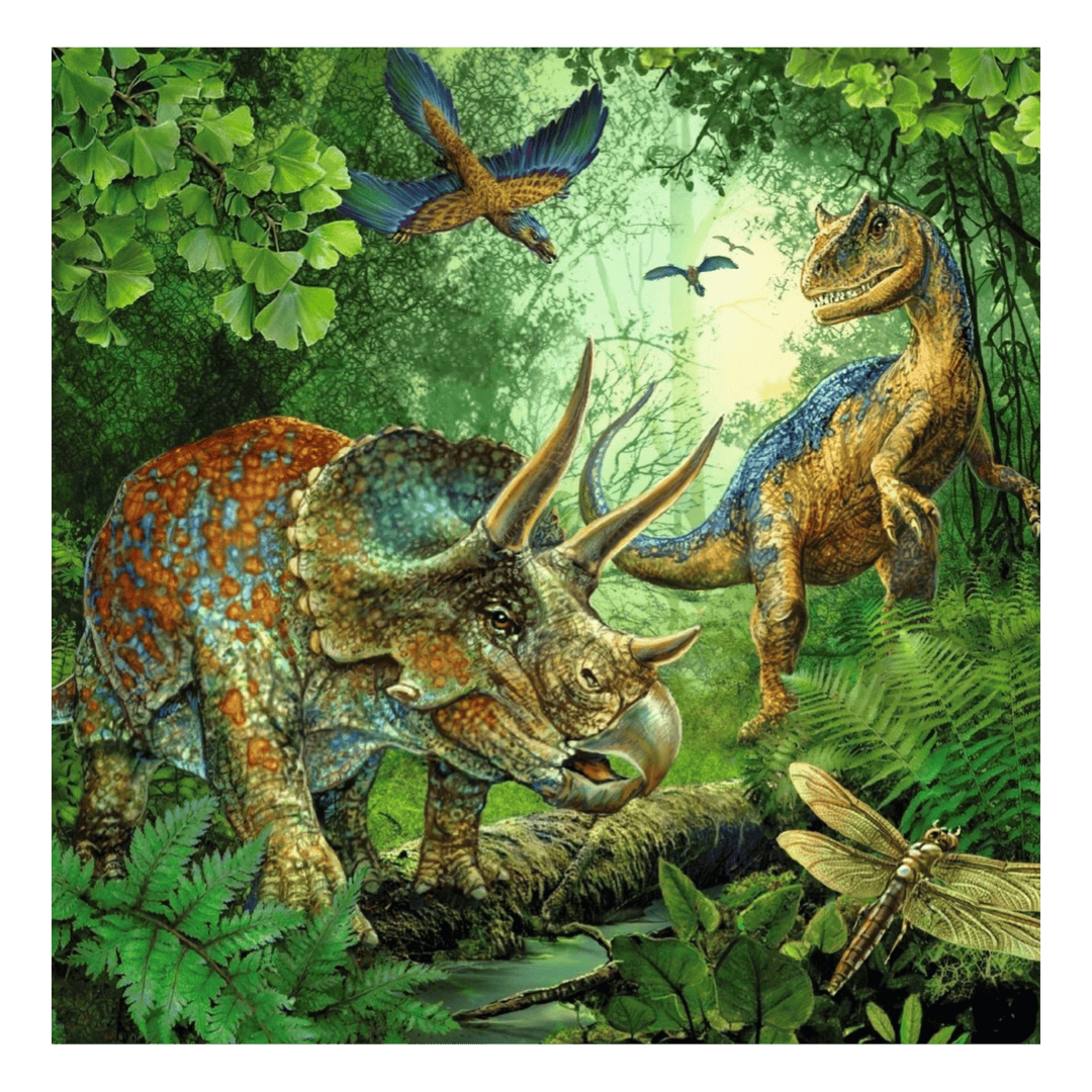 Ravensburger 5 Plus 3 x 49 Pc Puzzle - Dinosaur Fascination